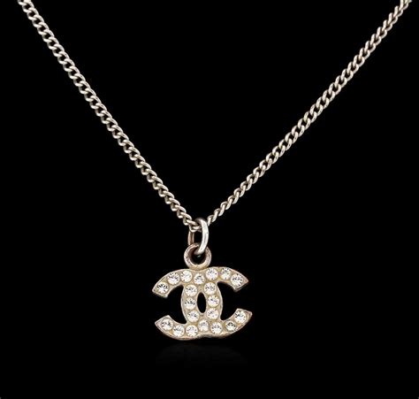 chanel necklace logo fake|authentic chanel necklace.